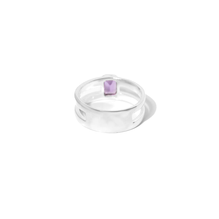 Amethyst Rectangle ring