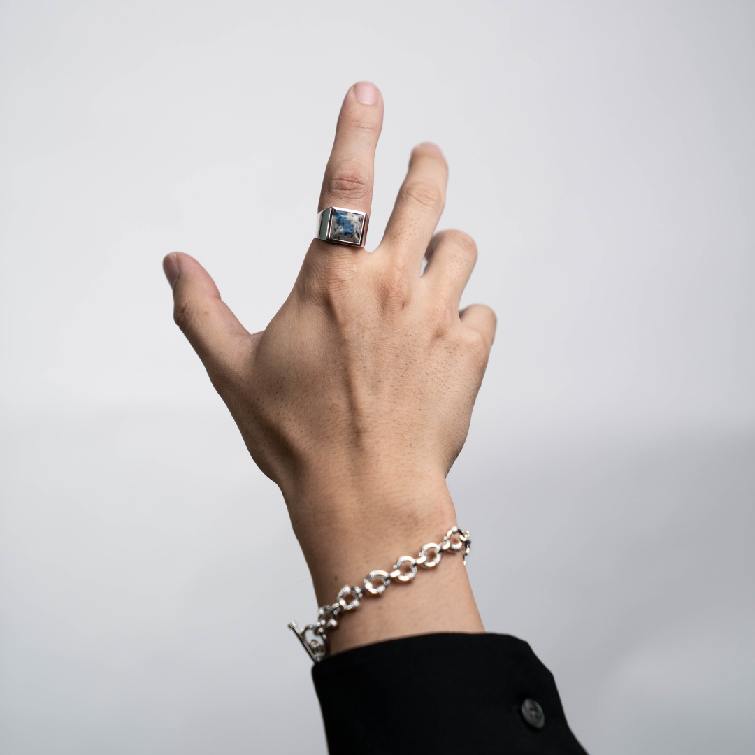 K2 Jasper Square Ring 17号-1701