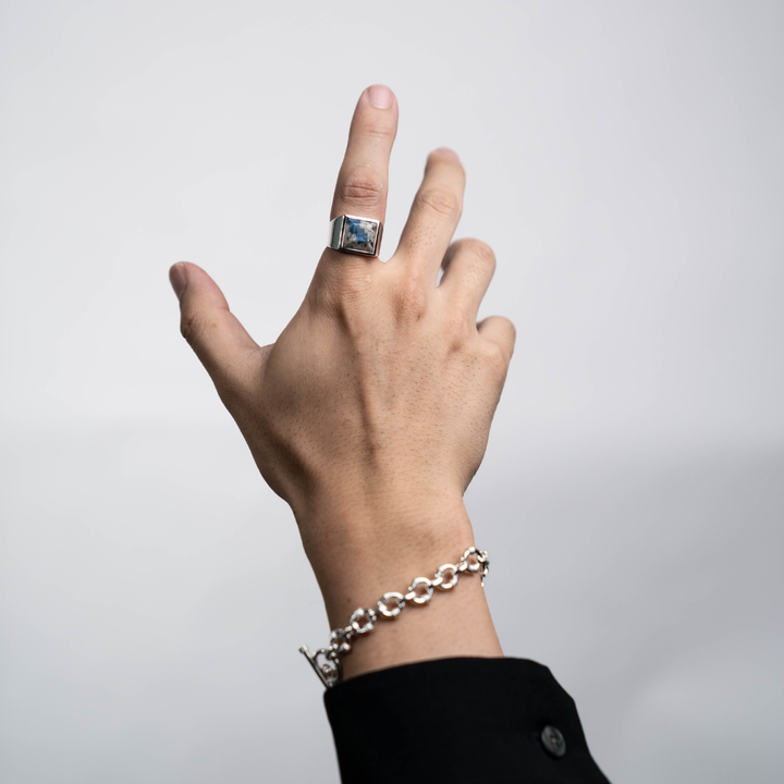 K2 Jasper Square Ring 17号-1701