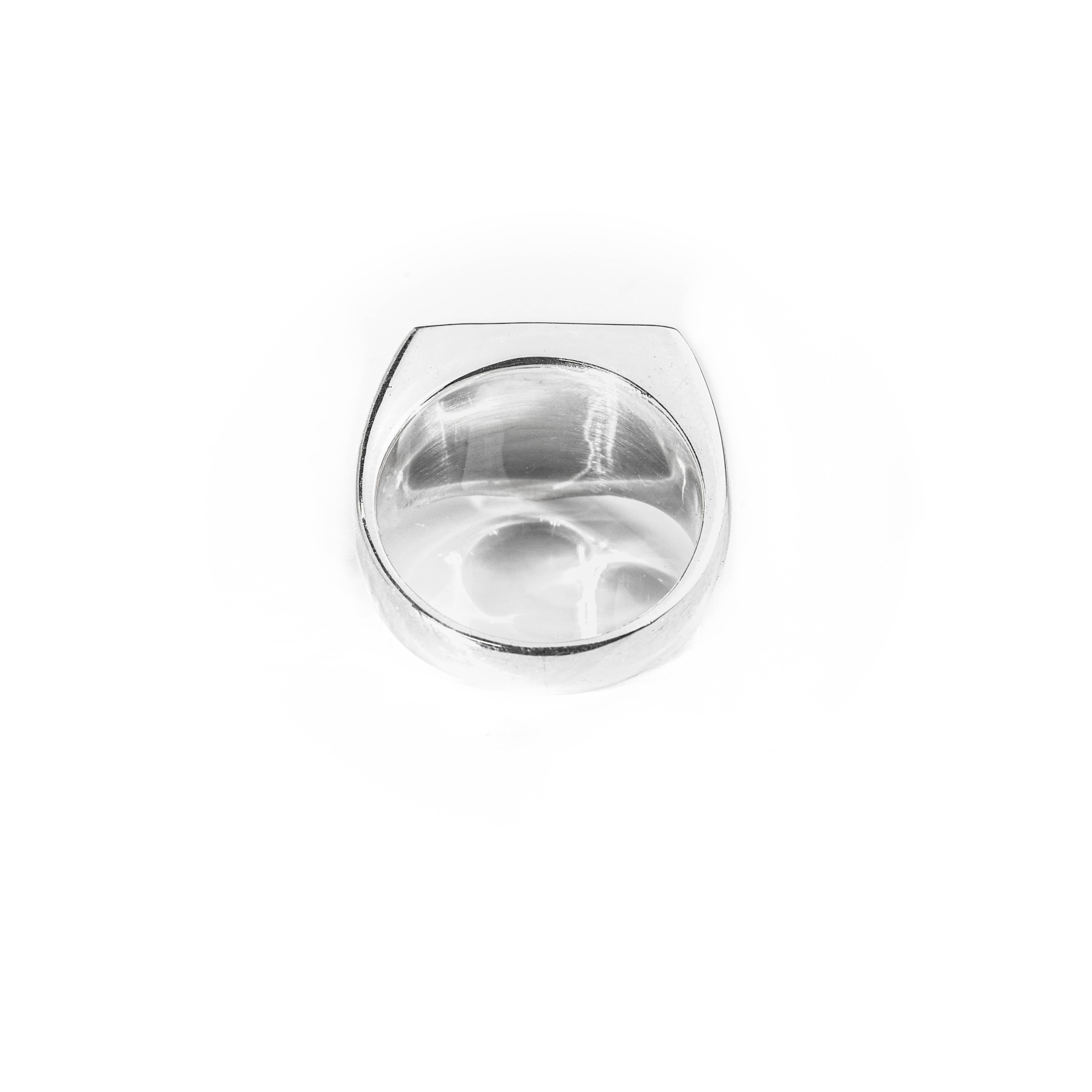 試着のみ★HASH. 16号　ラブラドライト　ラウンドリング　シルバー Labradorite Triangle ring – HASH.