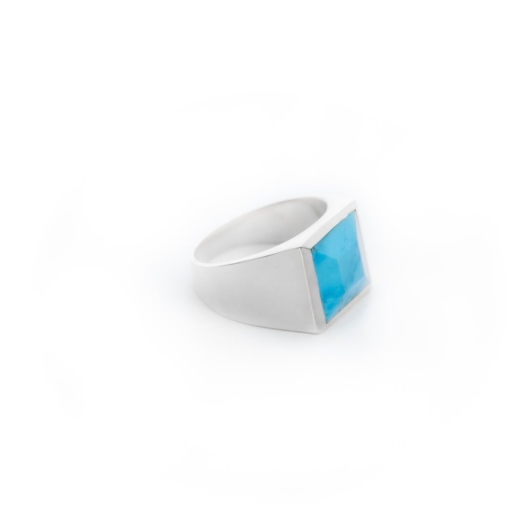 Turquoise square ring