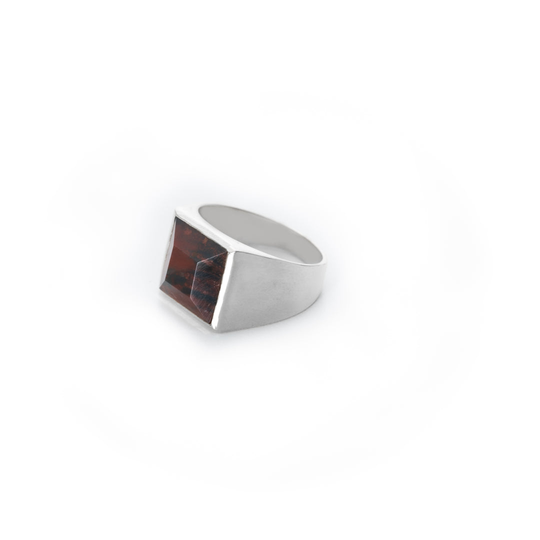 Blood Stone square ring