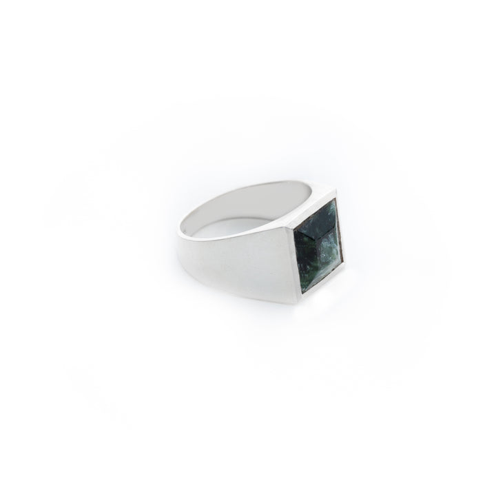 Seraphinite square ring