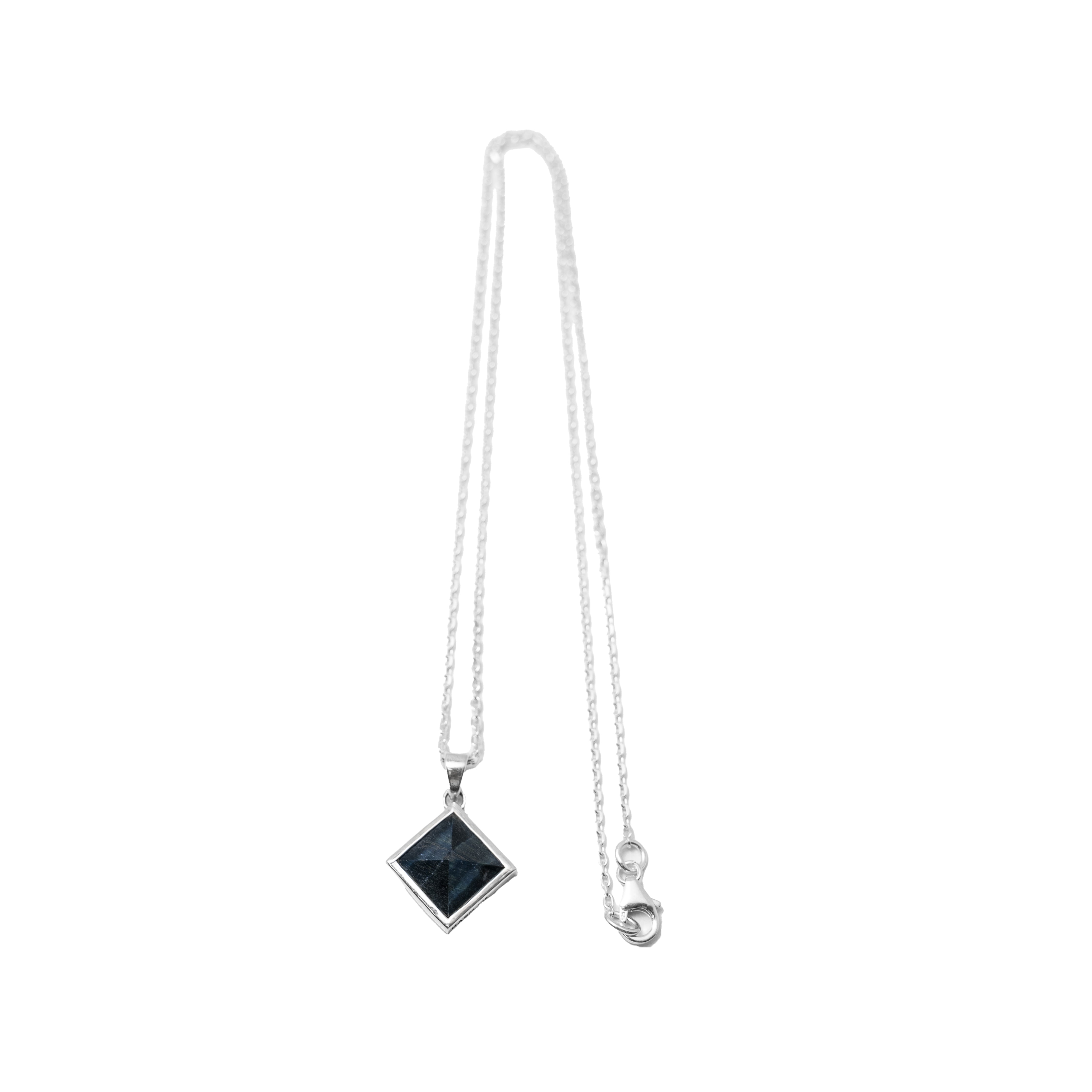 Blue Tiger Eye Necklace – HASH.