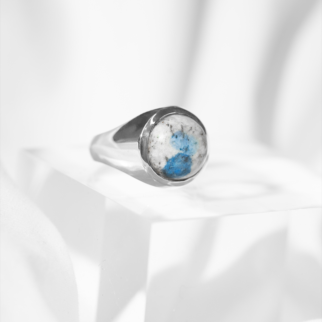 K2 Jasper Round Cabochon ring