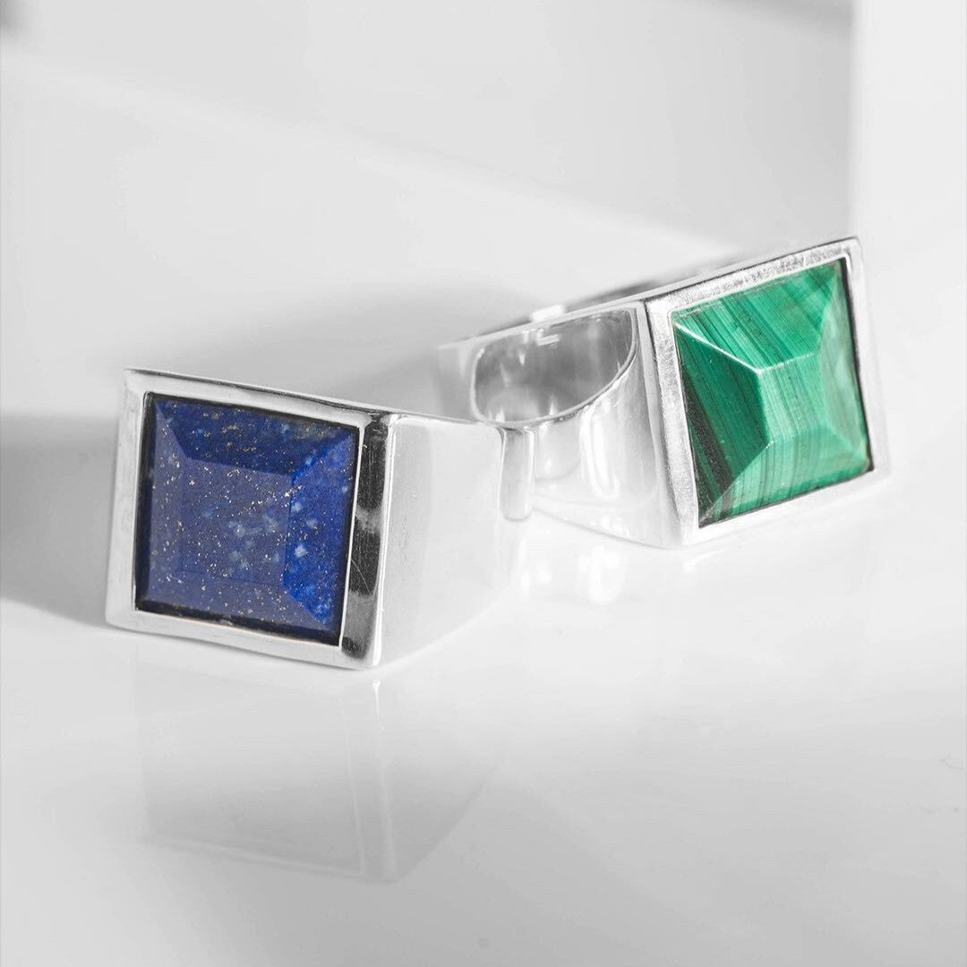 Lapis Lazuli square ring