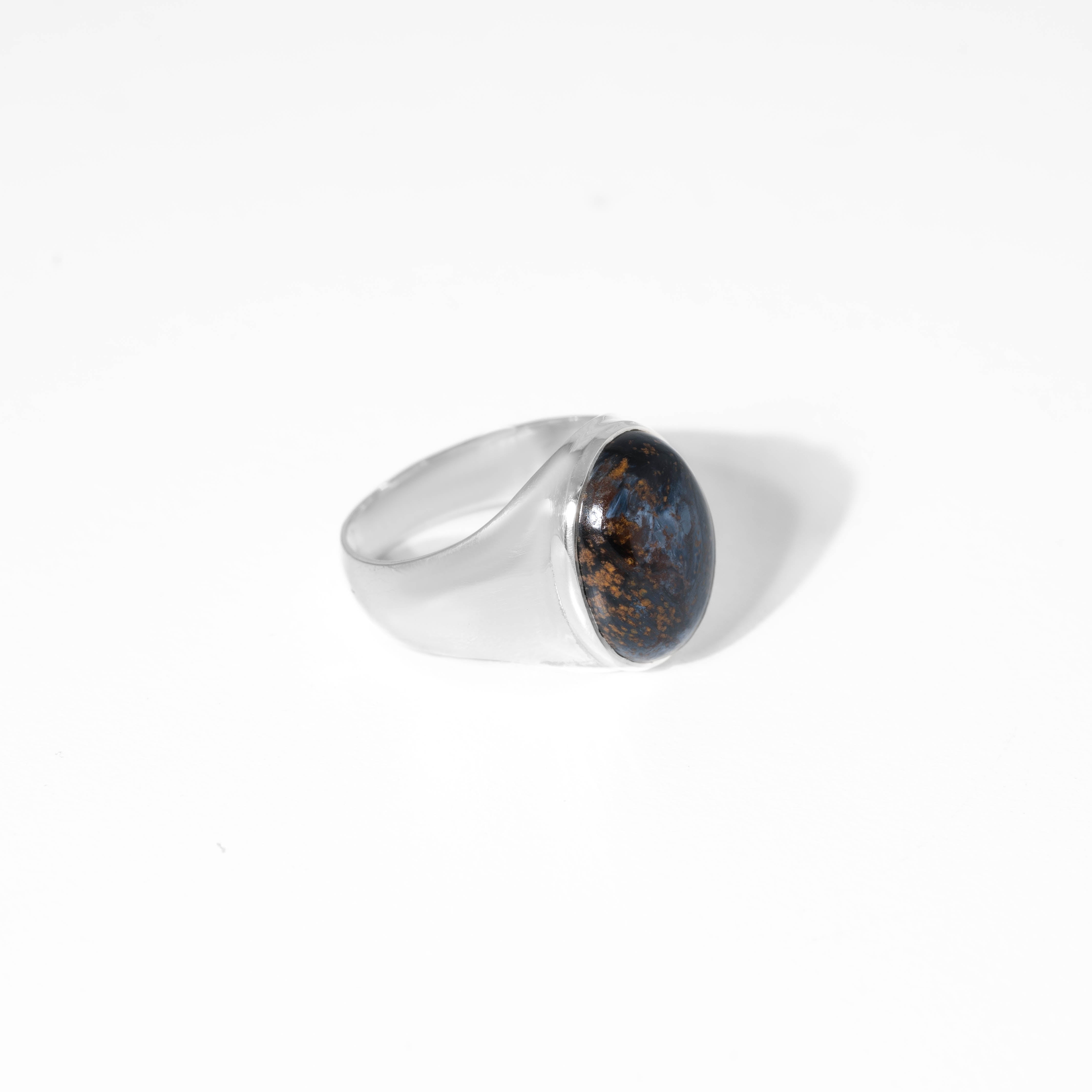 Pietersite Oval Cabochon ring – HASH.