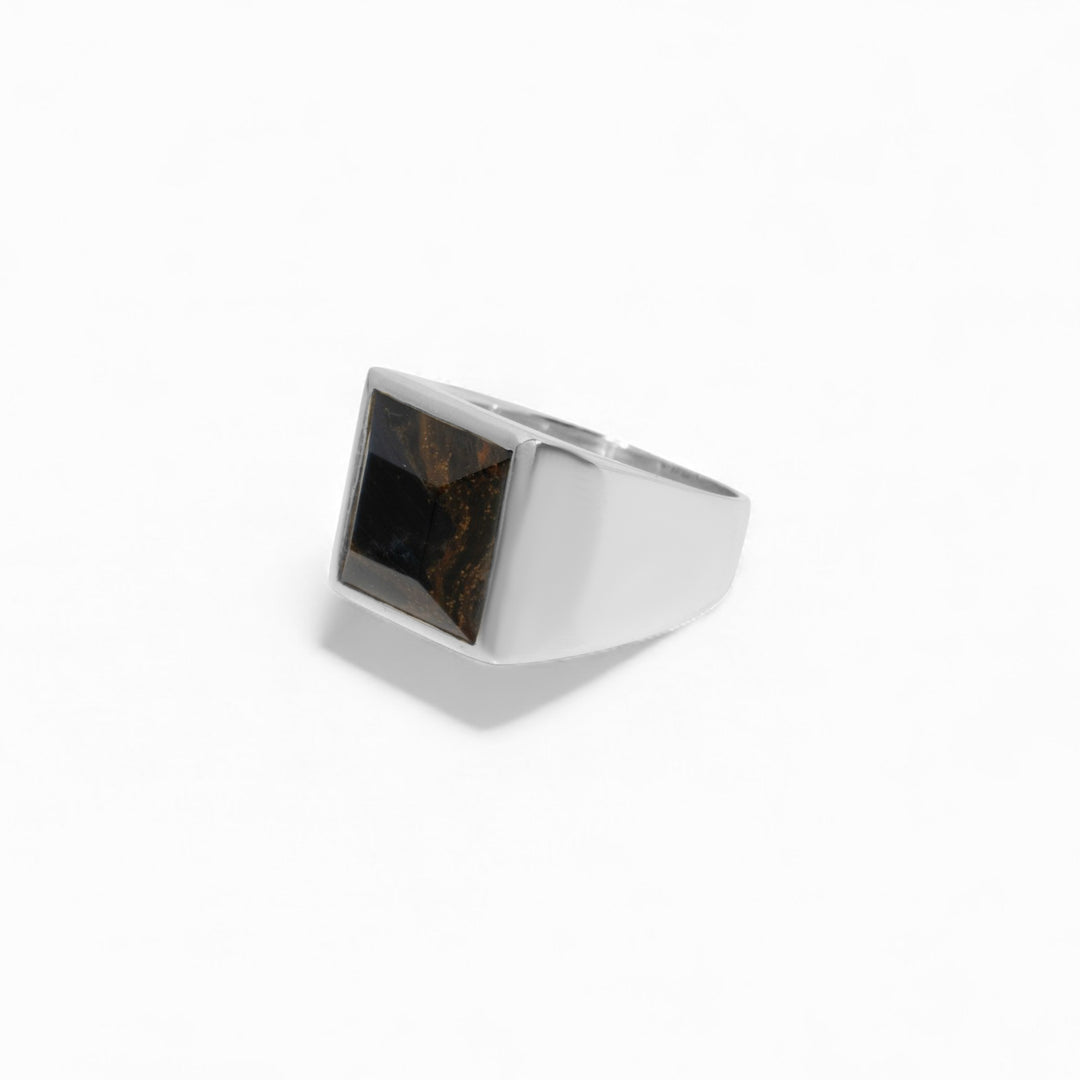 Pietersite square ring 16号-1601