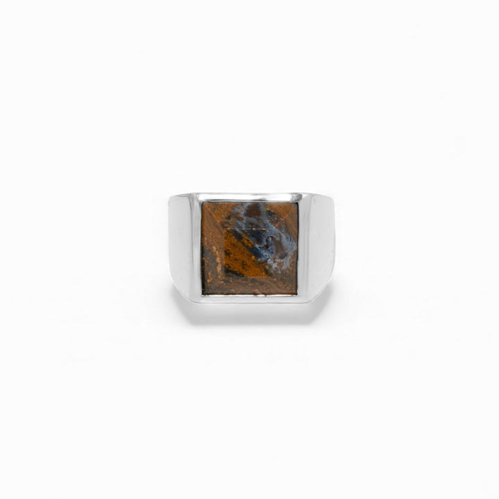 Pietersite square ring 18号-1802