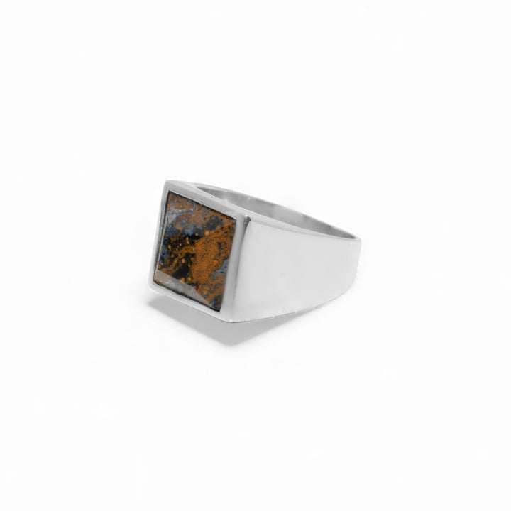 Pietersite square ring 22号-2201