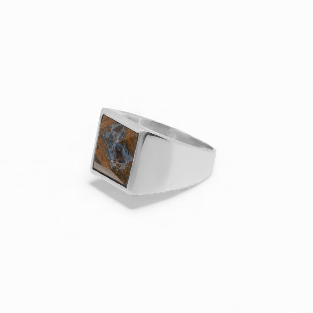 Pietersite square ring 18号-1802
