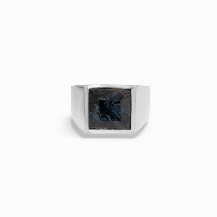 Pietersite square ring 24号-2401