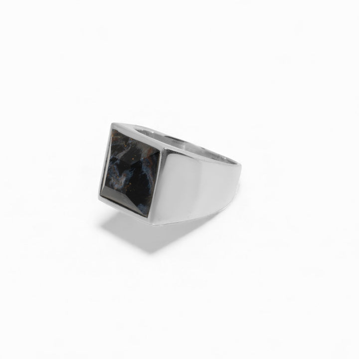 Pietersite square ring 17号-1703