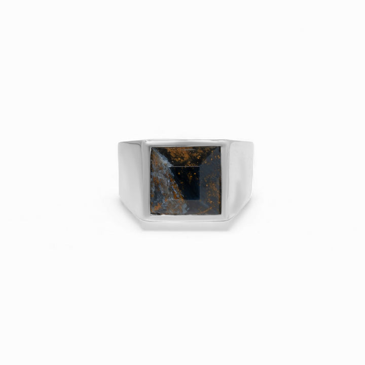 Pietersite square ring 24号-2402