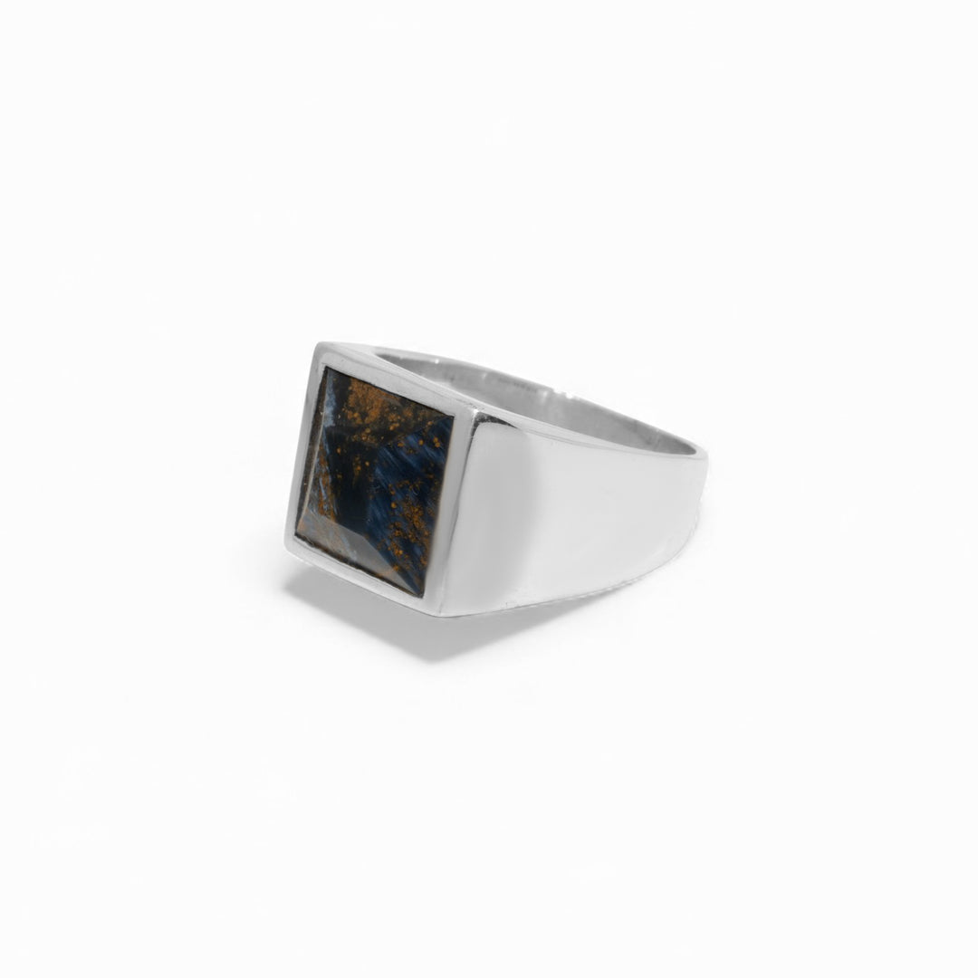 Pietersite square ring 24号-2402