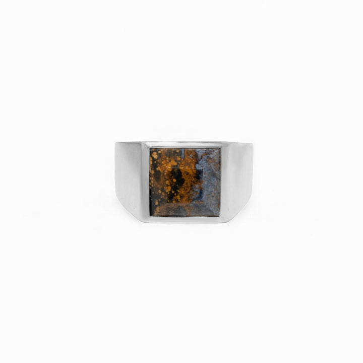 Pietersite square ring 26号-2601