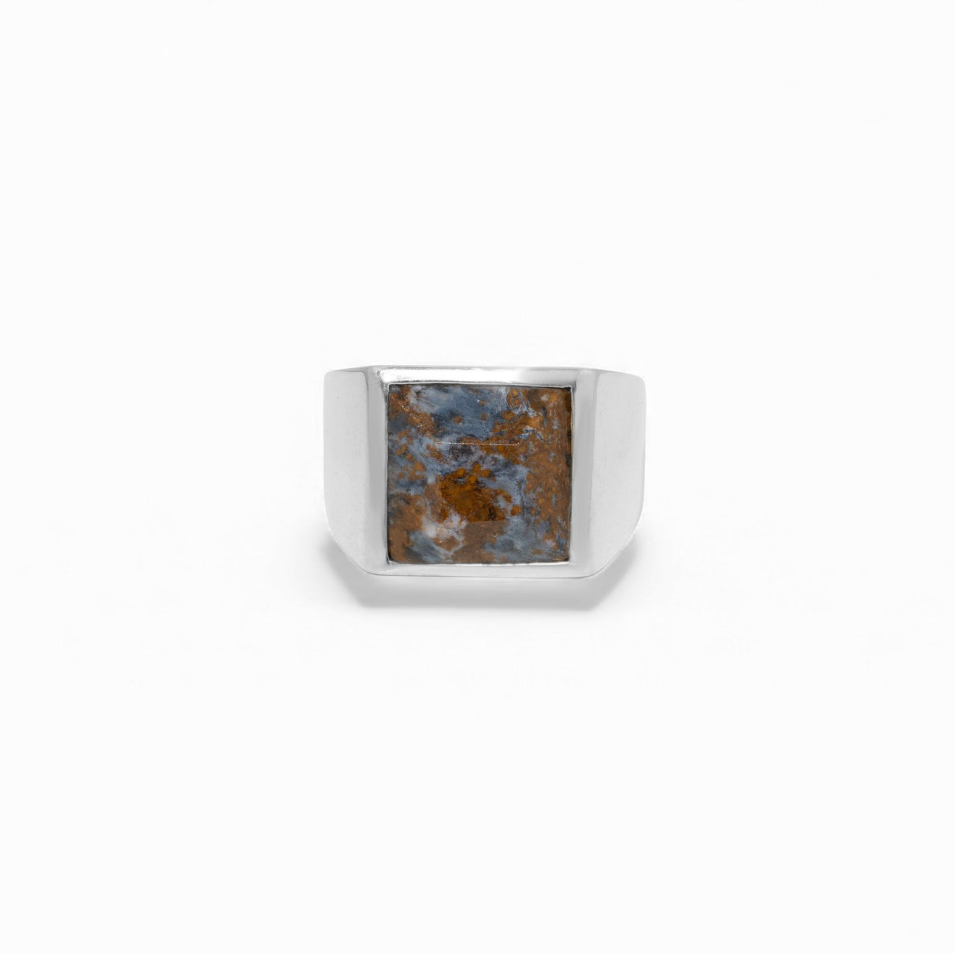 Pietersite square ring 18号-1801 – HASH.
